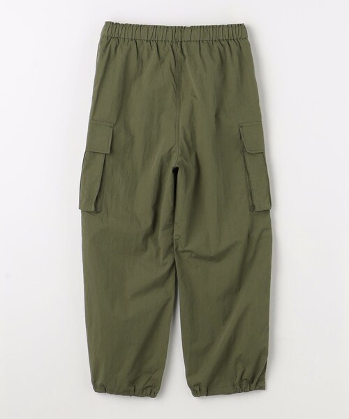 green label relaxing（グリーンレーベルリラクシング）の「パラシュート パンツ（カーゴパンツ・レディース・オリーブ/ネイビー・FREE）」の15枚目の写真