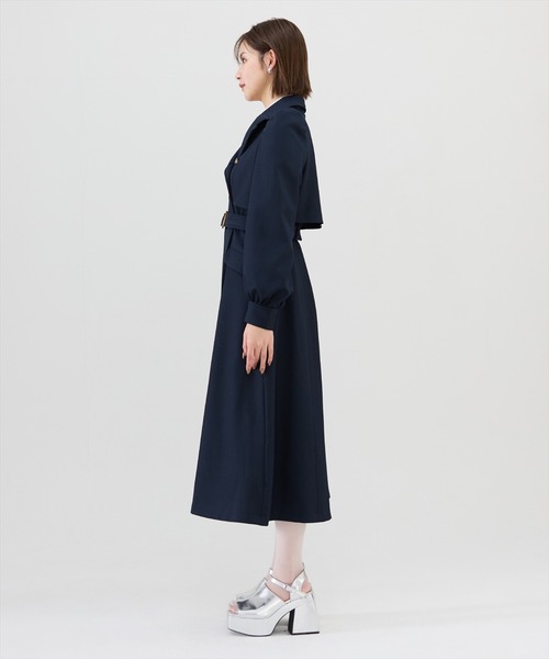 REDYAZEL（レディアゼル）の「パフスリーブロングトレンチコート（トレンチコート・レディース・ベージュ/オフホワイト/ネイビー・FREE）」の19枚目の写真