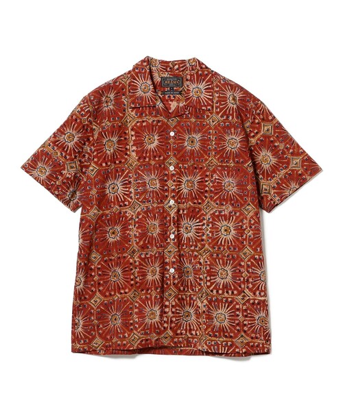 BEAMS PLUS（ビームスプラス）の「フラワー プリント オープンカラー シャツ（シャツ/ブラウス・メンズ・レッド/ブルー・S/L/M/XL）」の13枚目の写真