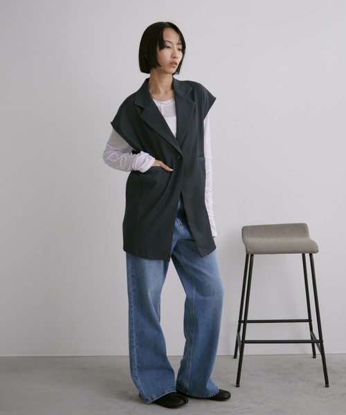 Aunt Marie's(アントマリーズ)の「コード刺繍シアートップス(Tシャツ/カットソー・レディース・ブラック/ホワイト/ブルー・FREE)」の17枚目の写真