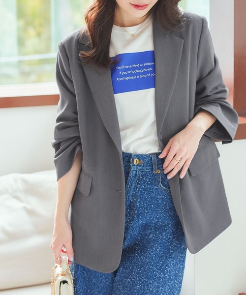 最終値下COL KOBE カシミアダブルテーラードジャケット ダークグレー カシミヤ ジャケット メンズ メンズテーラードジャケット | 通販