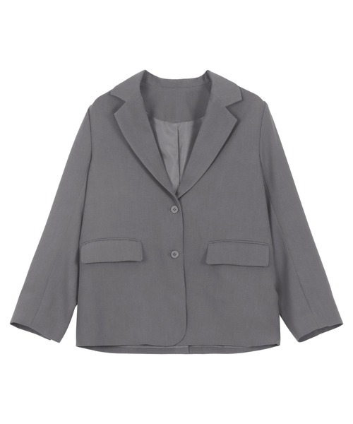 最終値下COL KOBE カシミアダブルテーラードジャケット ダークグレー KOBE LETTUCE（コウベレタス）の「シワになりにくい オーバー