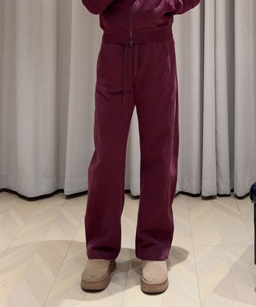 aimoha(アイモハ)の「ドローストリングスウェットパンツ(スウェットパンツ・レディース・ネイビー/ブラック/ワインレッド・X-LARGE/MEDIUM/LARGE)」の3枚目の写真