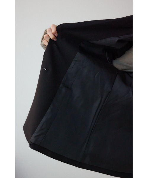 AZUL by moussy(アズールバイマウジー)の「ベルト付きテーラードジャケット(テーラードジャケット・レディース・ブラック/ライトベージュ・FREE)」の13枚目の写真