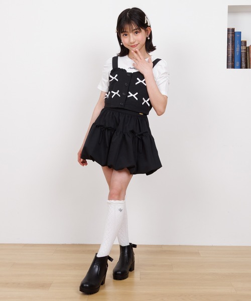 セール】PINKHUNT ピンクハント リボン付き バルーンスカート 0523K