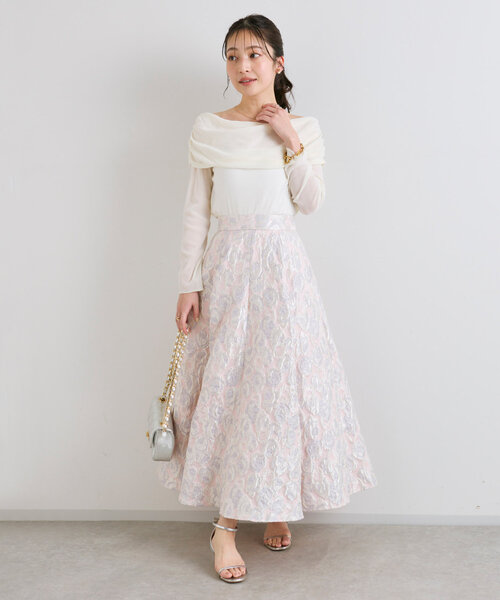 La boutique BonBon（ラブティックボンボン）の「【オウレンティ】メタリックキルティングチェーンショルダーバッグ（ハンドバッグ・レディース・シルバー・FREE）」の3枚目の写真