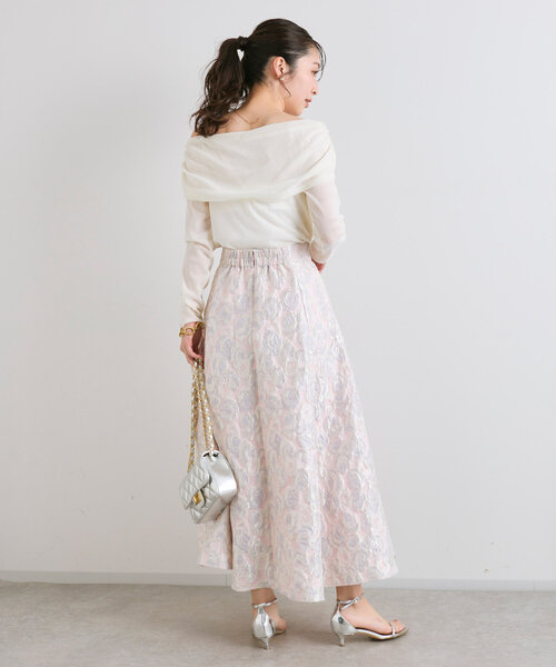 La boutique BonBon（ラブティックボンボン）の「【オウレンティ】メタリックキルティングチェーンショルダーバッグ（ハンドバッグ・レディース・シルバー・FREE）」の4枚目の写真