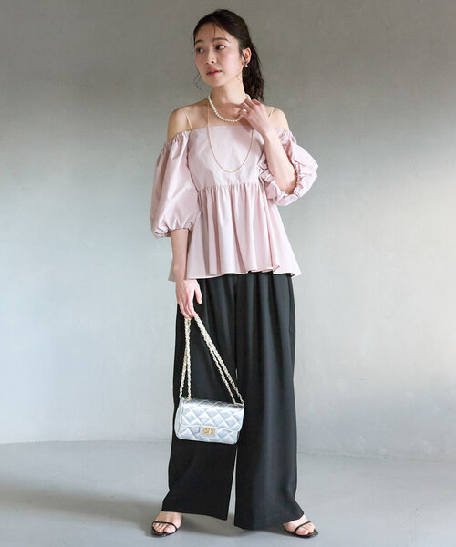 La boutique BonBon（ラブティックボンボン）の「【オウレンティ】メタリックキルティングチェーンショルダーバッグ（ハンドバッグ・レディース・シルバー・FREE）」の13枚目の写真