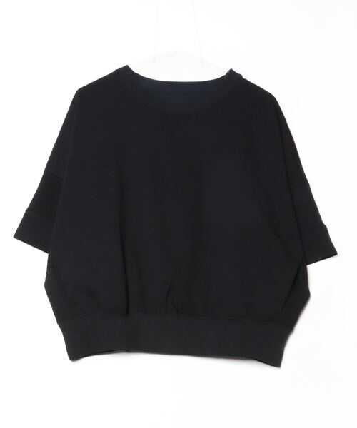 ROBES&CONFECTIONS（ローブスコンフェクションズ）の「Robes & Confections/ローブス&コンフェクションズ/スピンコットンヘビー天竺ＳＳスウェット（Tシャツ/カットソー・レディース・ブラック/グレー・1/3）」の2枚目の写真