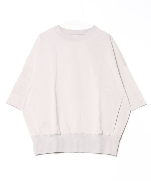 ROBES&CONFECTIONS（ローブスコンフェクションズ）の「Robes & Confections/ローブス&コンフェクションズ/スピンコットンヘビー天竺ＳＳスウェット（Tシャツ/カットソー・レディース・ブラック/グレー・1/3）」の4枚目の写真