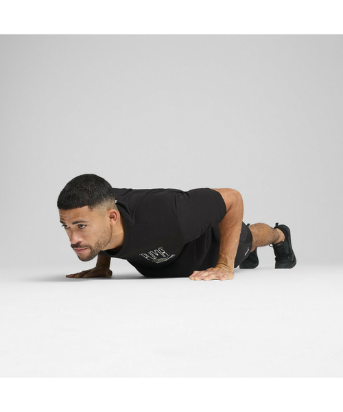 PUMA（プーマ）の「PUMA プーマ メンズ トレーニング グラフィックス トレイン イラストラティブ 半袖 Tシャツ（Tシャツ/カットソー・メンズ・ブラック/ホワイト・X-LARGE/XX-LARGE/MEDIUM/SMALL/LARGE）」の4枚目の写真