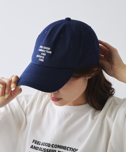 FEEL GOOD CONNECTION AND BLISSFUL TIME（フィールグッドコネクションアンドブリスフルタイム）の「【F&B】ロゴ刺繍キャップ（キャップ・レディース・ブラック/ネイビー・FREE）」の6枚目の写真