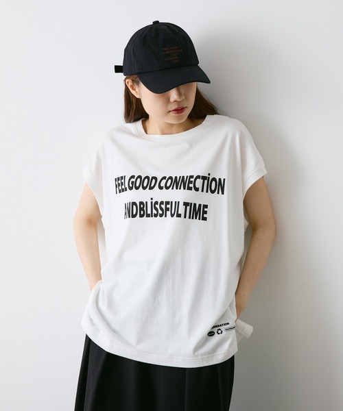 FEEL GOOD CONNECTION AND BLISSFUL TIME（フィールグッドコネクションアンドブリスフルタイム）の「【F&B】ロゴ刺繍キャップ（キャップ・レディース・ブラック/ネイビー・FREE）」の13枚目の写真