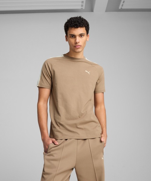 PUMA(プーマ)の「PUMA プーマ メンズ T7 半袖 Tシャツ(Tシャツ/カットソー・メンズ・ホワイト/ベージュ系その他/ブラック・MEDIUM/SMALL/LARGE/X-LARGE/XX-LARGE)」の3枚目の写真