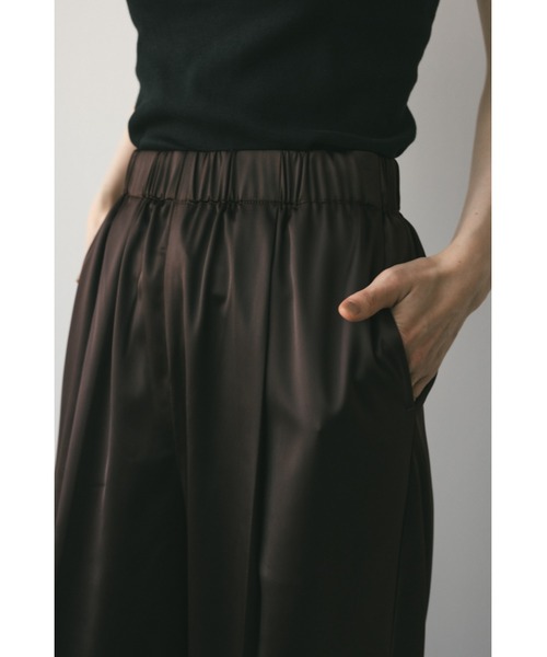【STYLEMIXER】イージーフォルムサテンパンツ STYLEMIXER イージーフォルムサテンパンツ ORG -靴