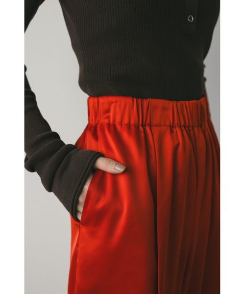 STYLEMIXER(スタイルミキサー)の「イージーフォルムサテンパンツ(その他パンツ・レディース・オレンジ/ブラウン/アイボリー・SMALL/MEDIUM)」の12枚目の写真