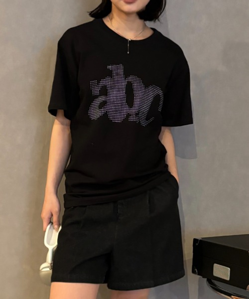 Ulysses(ユリシス)の「ロゴプリントTシャツ(Tシャツ/カットソー・レディース・ホワイト/ダークグレー/ブラック・L/M)」の22枚目の写真