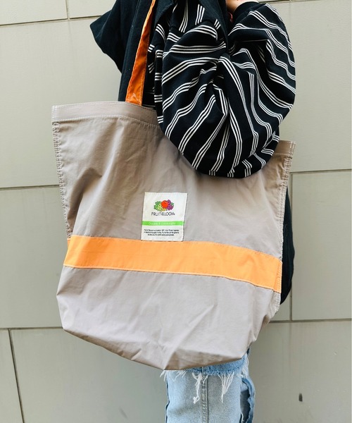 セール】FRUIT OF THE LOOM / FTL NYLON SHOULDER TOTE BAG L