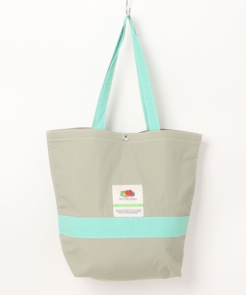 FRUIT OF THE LOOM(フルーツオブザルーム)の「FRUIT OF THE LOOM / FTL NYLON SHOULDER TOTE BAG L / 80310400(トートバッグ・レディース・グレー/チャコールグレー/ミント/ネイビー/ピンク・ONESIZE)」の11枚目の写真