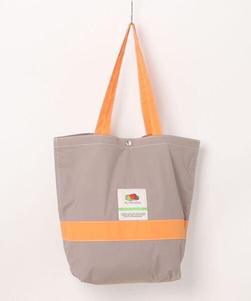 FRUIT OF THE LOOM(フルーツオブザルーム)の「FRUIT OF THE LOOM / FTL NYLON SHOULDER TOTE BAG L / 80310400(トートバッグ・レディース・グレー/チャコールグレー/ミント/ネイビー/ピンク・ONESIZE)」の12枚目の写真