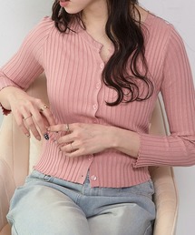 paravion | リブボタンカーディガン(カーディガン/ボレロ)