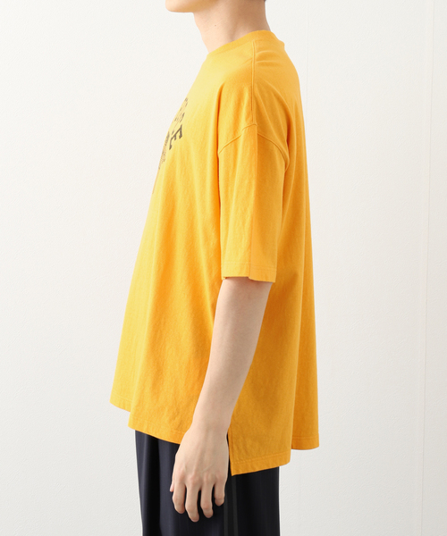 INSCRIRE（アンスクリア）の「INSCRIRE (アンスクリア) プリントTee AIR FORCE I25SS-BC111（Tシャツ/カットソー・メンズ・イエロー・LARGE）」の5枚目の写真