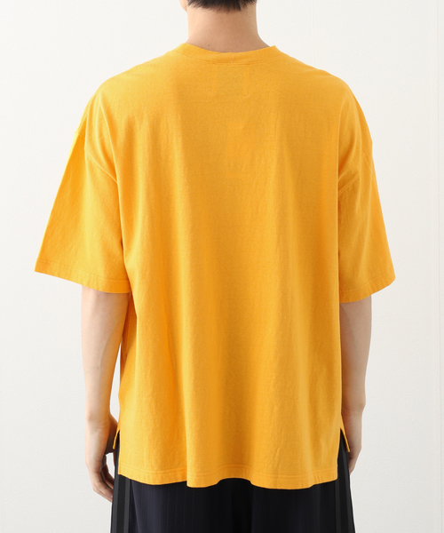 INSCRIRE（アンスクリア）の「INSCRIRE (アンスクリア) プリントTee AIR FORCE I25SS-BC111（Tシャツ/カットソー・メンズ・イエロー・LARGE）」の6枚目の写真