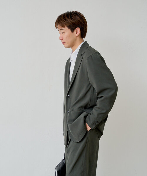 WHIMSIC(ウィムジック)の「【UNISEX】2Bテーラードジャケット(テーラードジャケット・メンズ・ネイビー/ベージュ/チャコールグレー・FREE)」の4枚目の写真