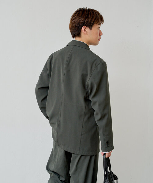 WHIMSIC(ウィムジック)の「【UNISEX】2Bテーラードジャケット(テーラードジャケット・メンズ・ネイビー/ベージュ/チャコールグレー・FREE)」の5枚目の写真