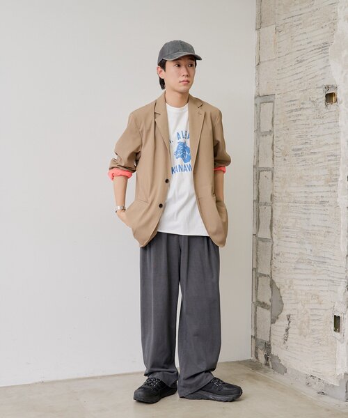 WHIMSIC(ウィムジック)の「【UNISEX】2Bテーラードジャケット(テーラードジャケット・メンズ・ネイビー/ベージュ/チャコールグレー・FREE)」の15枚目の写真
