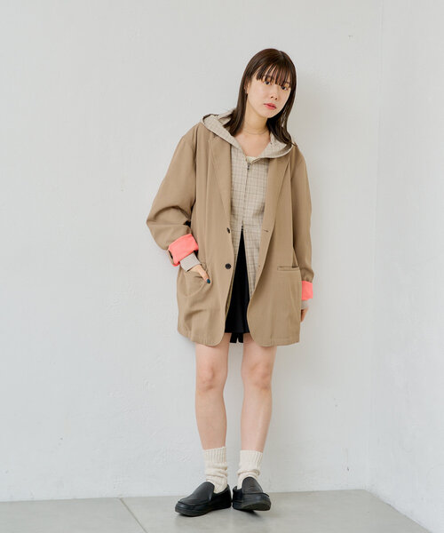 WHIMSIC(ウィムジック)の「【UNISEX】2Bテーラードジャケット(テーラードジャケット・メンズ・ネイビー/ベージュ/チャコールグレー・FREE)」の21枚目の写真