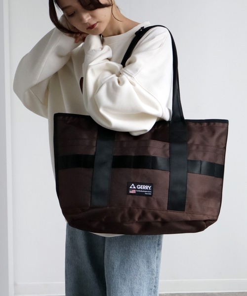 GERRY（ジェリー）の「【GERRY/ジェリー】RUGGEDトートバッグ（トートバッグ・メンズ・チャコール/ブラウン/ブラック・FREE）」の3枚目の写真