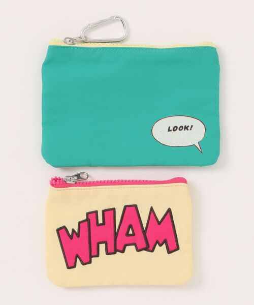 ACCOMMODE（アコモデ）の「コミックラインダブルポーチ（ポーチ・レディース・ライトイエロー/オレンジ・FREE）」の11枚目の写真