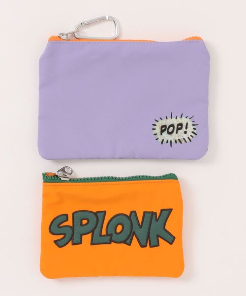 ACCOMMODE（アコモデ）の「コミックラインダブルポーチ（ポーチ・レディース・ライトイエロー/オレンジ・FREE）」の12枚目の写真