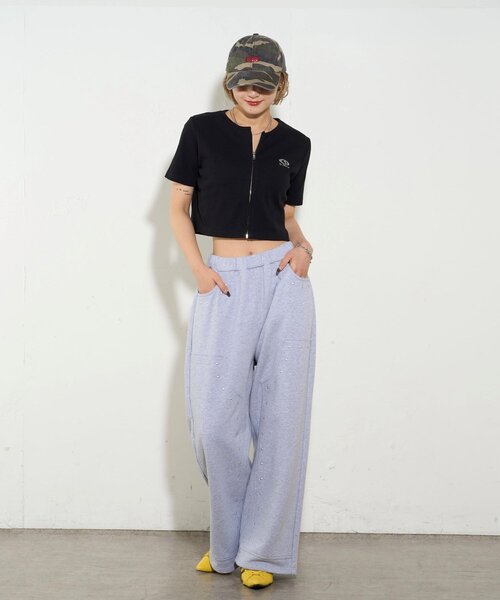 WHO'S WHO gallery スロッピー フューチャー ロゴ ジップ T セール】【SLOPPY/スロッピー】フューチャーロゴジップTEE（T