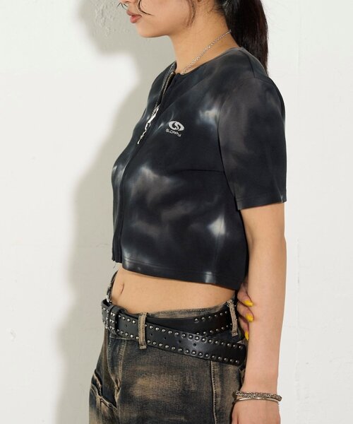 WHO'S WHO gallery スロッピー フューチャー ロゴ ジップ T セール】【SLOPPY/スロッピー】フューチャーロゴジップTEE（T