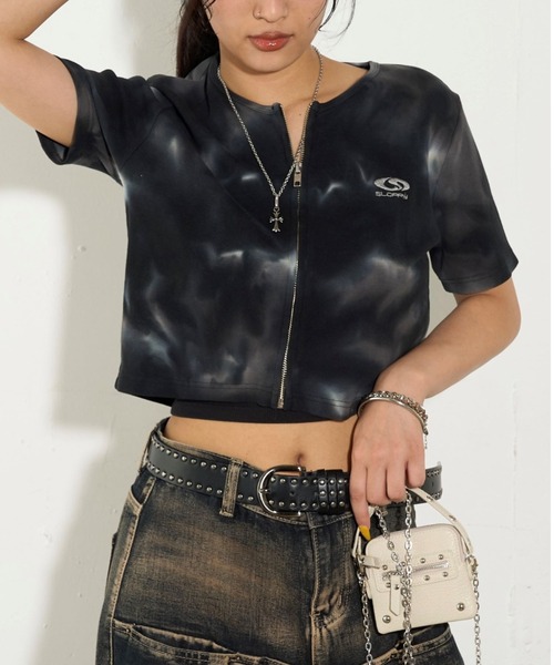 WHO'S WHO gallery スロッピー フューチャー ロゴ ジップ T セール】【SLOPPY/スロッピー】フューチャーロゴジップTEE（T