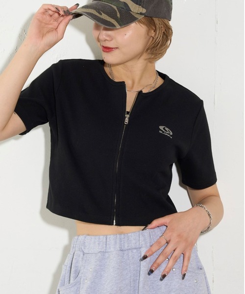 WHO'S WHO gallery スロッピー フューチャー ロゴ ジップ T セール】【SLOPPY/スロッピー】フューチャーロゴジップTEE（T