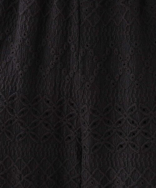 SHOO・LA・RUE(シューラルー)の「【S-LL】レースが目を惹く ジャカードイージーパンツ(その他パンツ・レディース・オフホワイト/チャコールグレー/ブラック・01/03/02/04)」の18枚目の写真