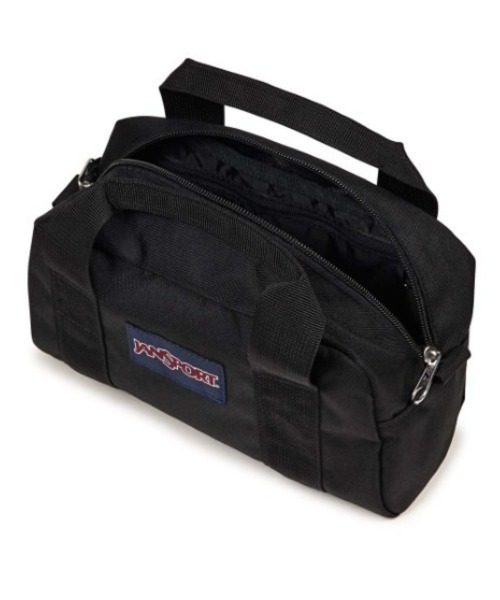 JANSPORT（ジャンスポーツ）の「JANSPORT WEEKENDER MINI DUFFEL（ジャンスポーツ ウィークエンダーミニダッフル）（ショルダーバッグ・メンズ・ブラック/ネイビー・FREE）」の5枚目の写真