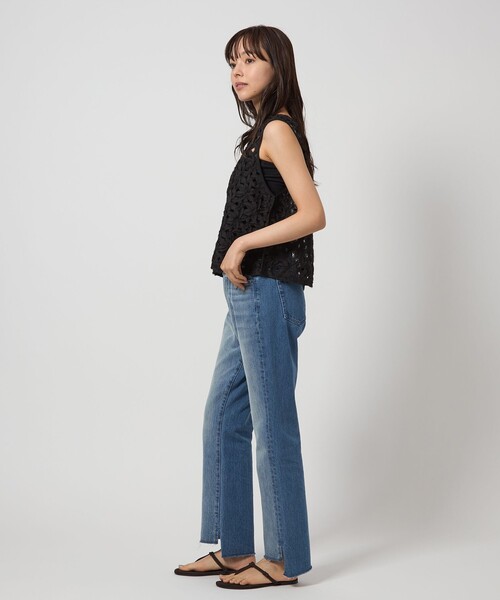 ＜EMMEL REFINES＞EM フラワーテープ シシュウ ブラウス UNITED ARROWS green label relaxing｜<EMMEL REFINES>EM