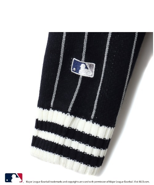 セール】atmos pink MLB Knit Blouson / アトモス ピンク