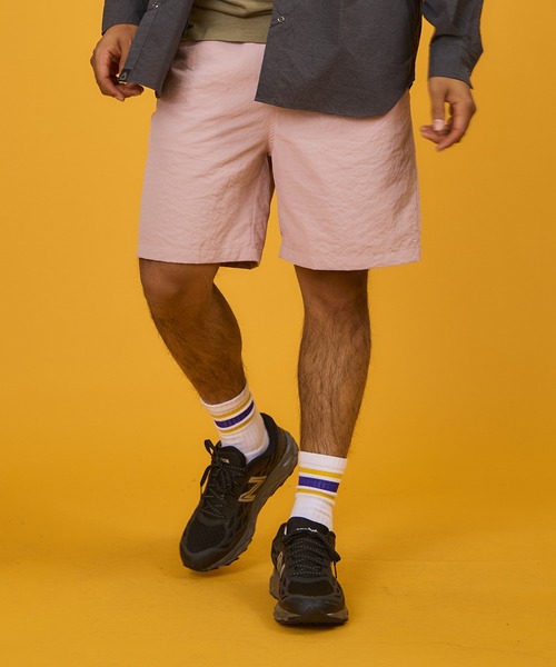 TRAIL BUM(トレイルバム)の「LAGO SHORTS / ラーゴ ショーツ(その他パンツ・メンズ・クリアグリーン/ライトカーキ/ライトグレー/グリーン系その他/ピンク系その他・LARGE/MEDIUM/SMALL)」の5枚目の写真