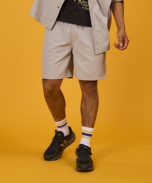 TRAIL BUM(トレイルバム)の「LAGO SHORTS / ラーゴ ショーツ(その他パンツ・メンズ・クリアグリーン/ライトカーキ/ライトグレー/グリーン系その他/ピンク系その他・LARGE/MEDIUM/SMALL)」の2枚目の写真