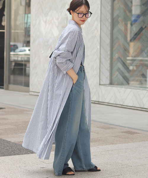 plage Flared Shirt ドレス ベージュ Plage Flared Shirt ドレス 【公式通販】