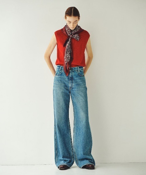 THE SHINZONE(ザ シンゾーン)の「PARISIENNE DENIM パリジェンヌ デニムパンツ(デニムパンツ・レディース・ブルー・36/38/32/34)」の2枚目の写真