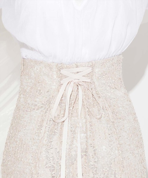 WILLSELECTION（ウィルセレクション）の「スパンコールレースマーメイドスカート（スカート・レディース・ブラック/ベージュ・FREE）」の15枚目の写真