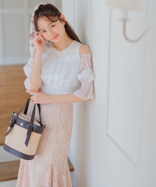 WILLSELECTION（ウィルセレクション）の「スパンコールレースマーメイドスカート（スカート・レディース・ブラック/ベージュ・FREE）」の18枚目の写真