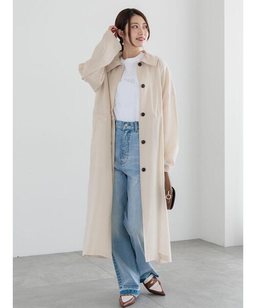 Te chichi（テチチ）の「ラインストーンサークルロゴTシャツ（Tシャツ/カットソー・レディース・シルバー/オフホワイト/チャコールグレー・F）」の5枚目の写真