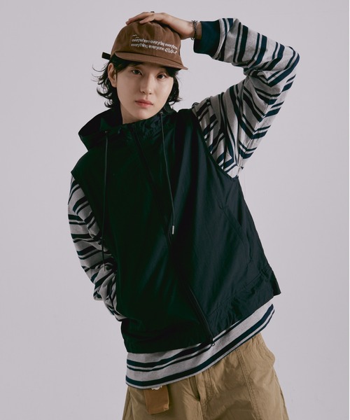 elldu(エルドゥ)の「「elldu/エルドゥ」every x5 stitch cap ステッチキャップ ユニセックス(キャップ・レディース・グリーン/ブラウン/ネイビー・FREE)」の8枚目の写真